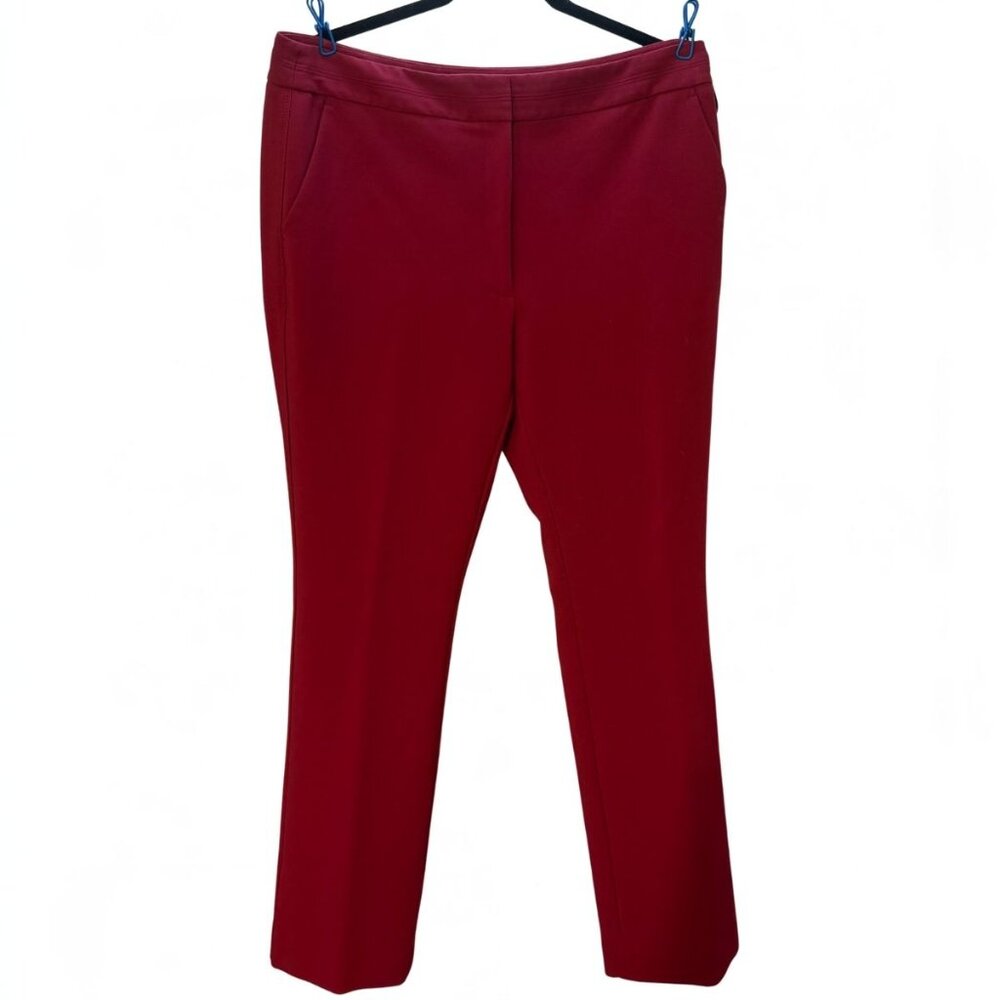 White House Black Market “The Slim” Pants – Watermelon Red – Size 12